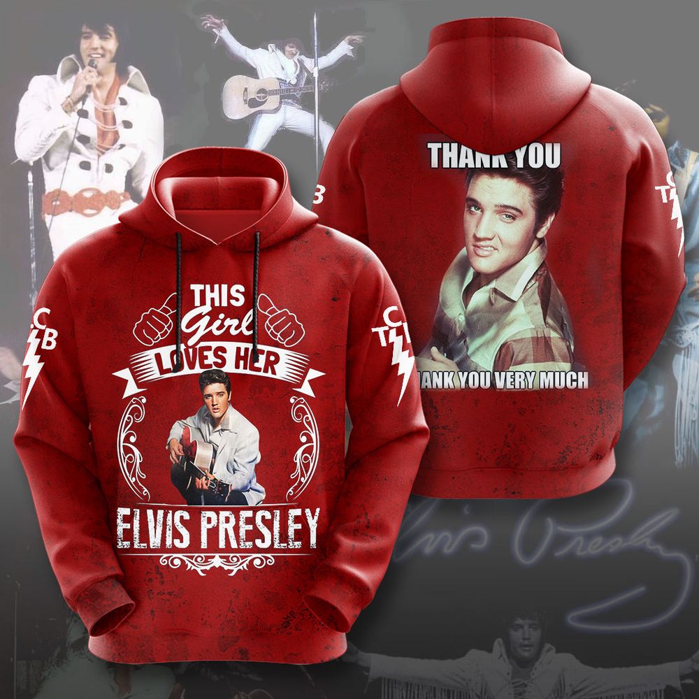 Elvis Presley 3D All Over Print Hoodie , Sweatshirt T-Shirt – Gift for Women – Christmas Gift Elvis Presley 3D All Over Print Hoodie , Sweatshirt T-Shirt – Gift for Women – Christmas Gift