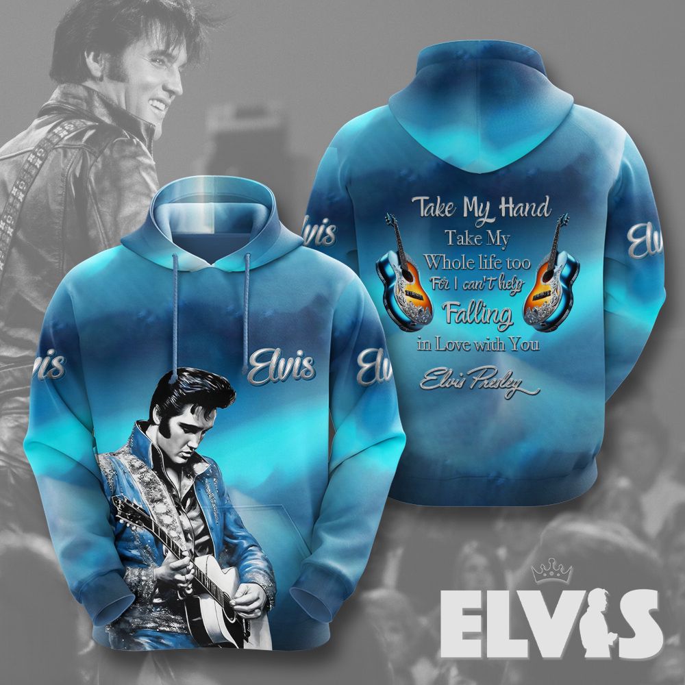 Elvis Presley 3D All Over Print Hoodie , Sweatshirt T-Shirt – Gift for Women – Christmas Gift