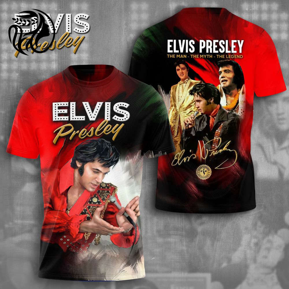 Elvis Presley 3D All Over Print Hoodie , Sweatshirt T-Shirt – Gift for Women – Christmas Gift