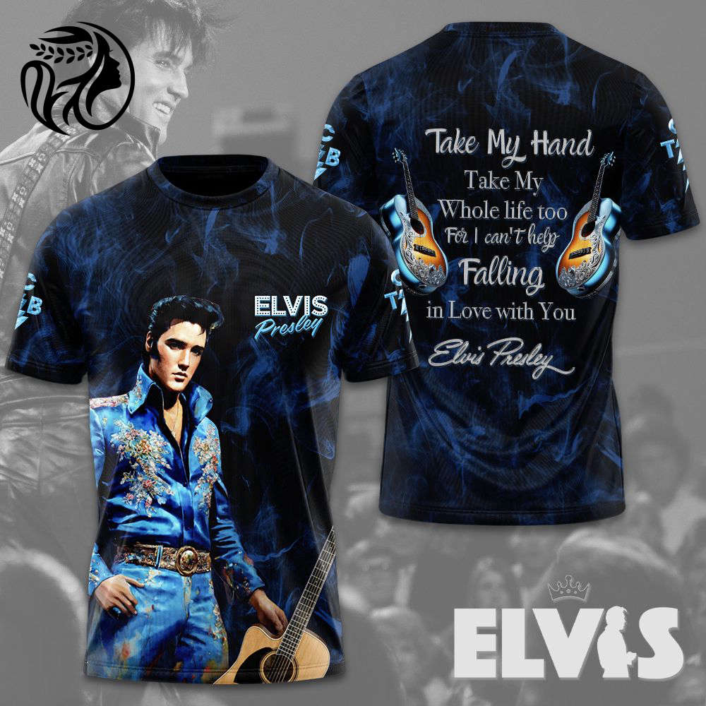 Elvis Presley 3D All Over Print Hoodie , Sweatshirt T-Shirt – Gift for Women – Christmas Gift