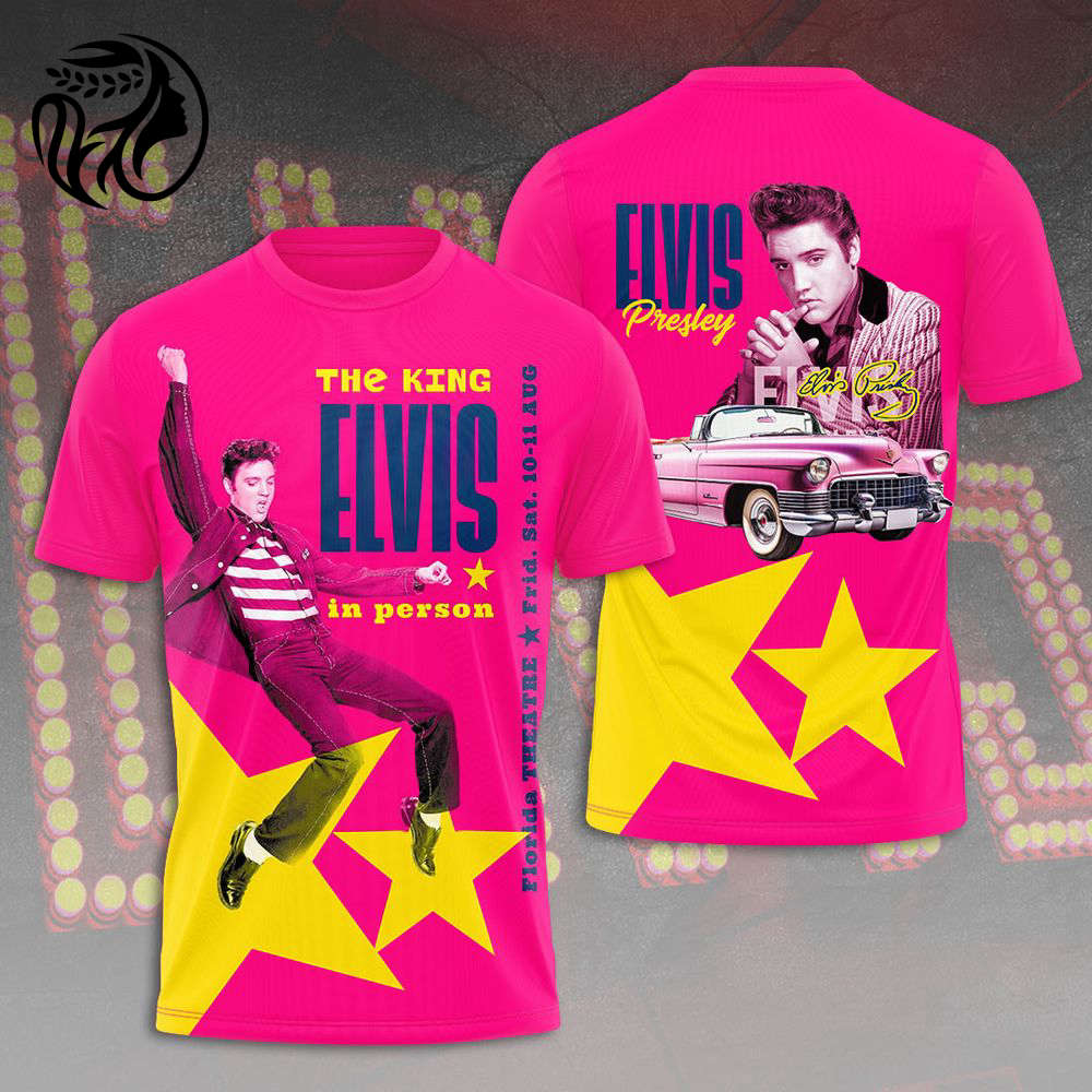 Elvis Presley 3D All Over Print Hoodie , Sweatshirt T-Shirt – Gift for Women – Christmas Gift