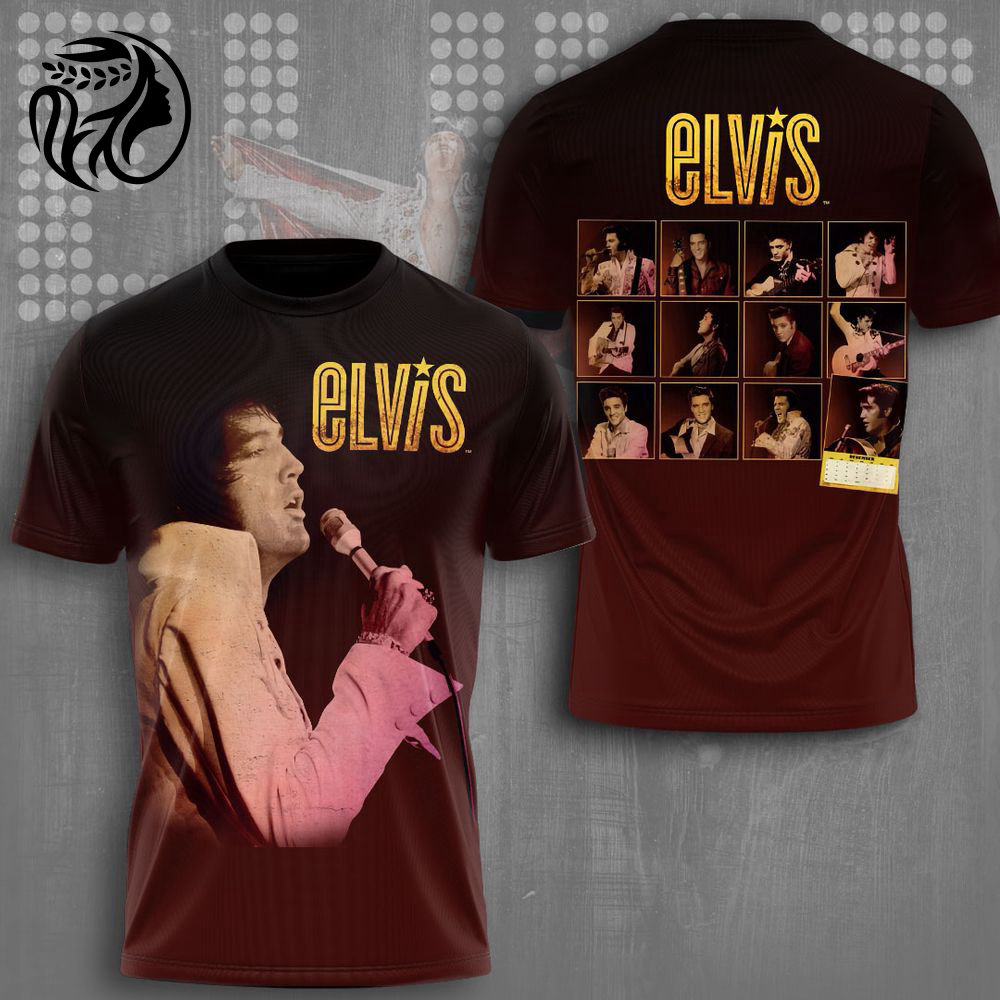 Elvis Presley 3D All Over Print Hoodie , Sweatshirt T-Shirt – Gift for Women – Christmas Gift
