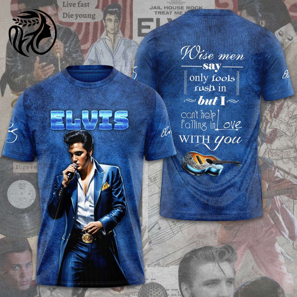 Elvis Presley 3D All Over Print Hoodie , Sweatshirt T-Shirt – Gift for Women – Christmas Gift