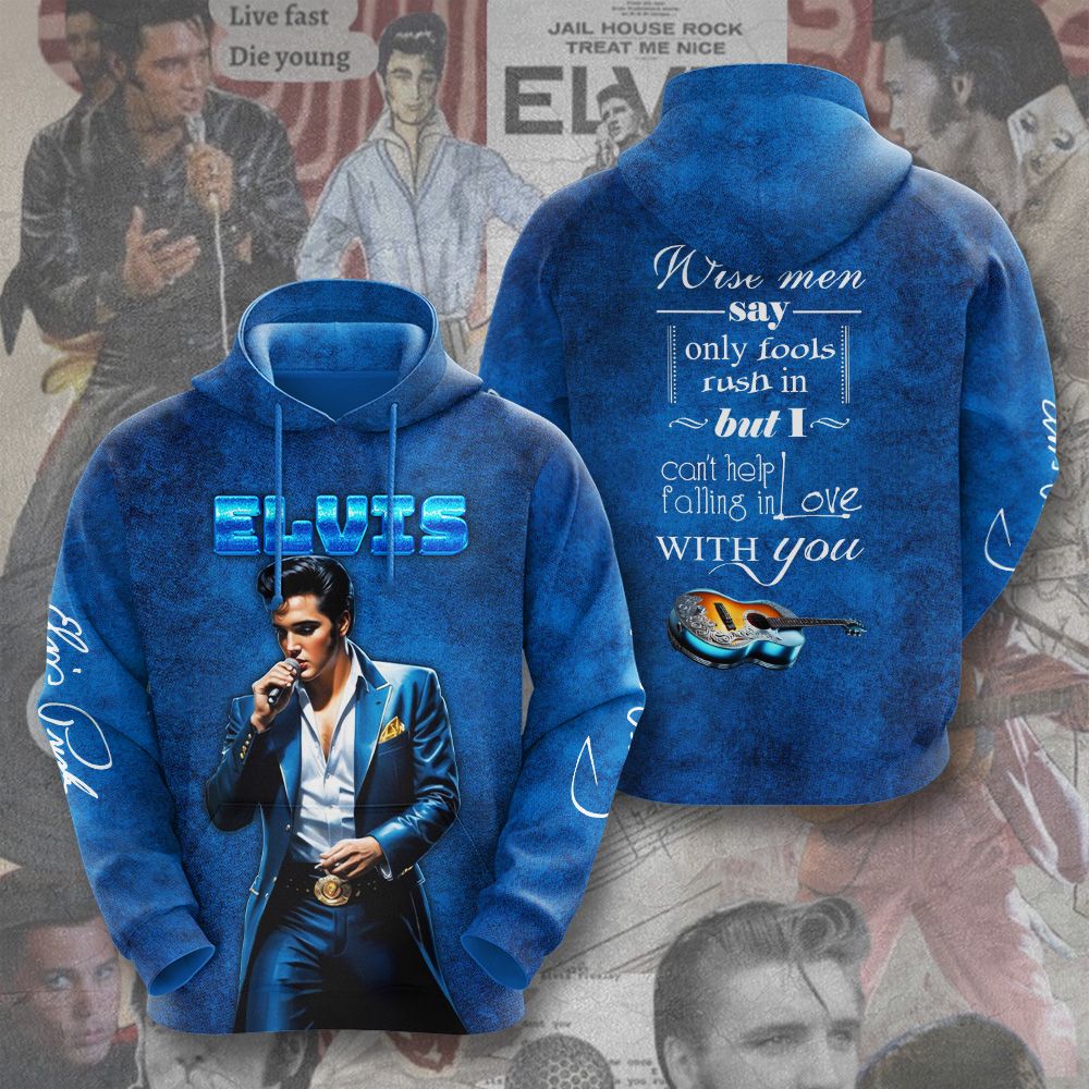 Elvis Presley 3D All Over Print Hoodie , Sweatshirt T-Shirt – Gift for Women – Christmas Gift