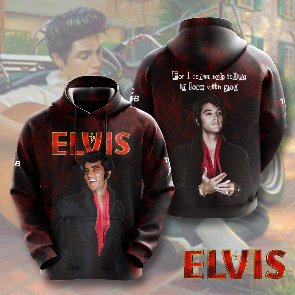 Elvis Presley 3D All Over Print Hoodie , Sweatshirt T-Shirt – Gift for Women – Christmas Gift