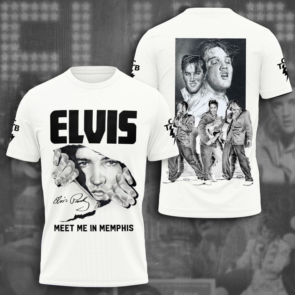 Elvis Presley 3D All Over Print Hoodie , Sweatshirt T-Shirt – Gift for Women – Christmas Gift