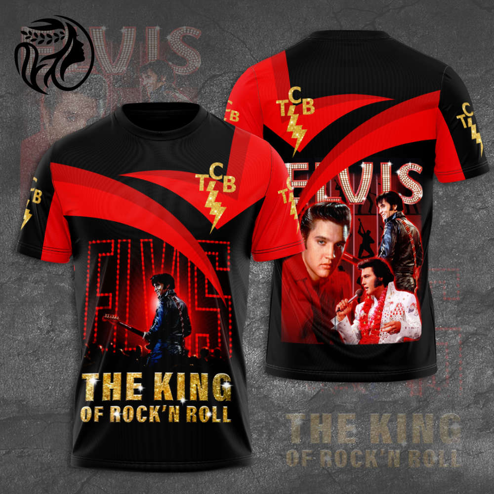 Elvis Presley 3D All Over Print Hoodie , Sweatshirt T-Shirt – Gift for Women – Christmas Gift