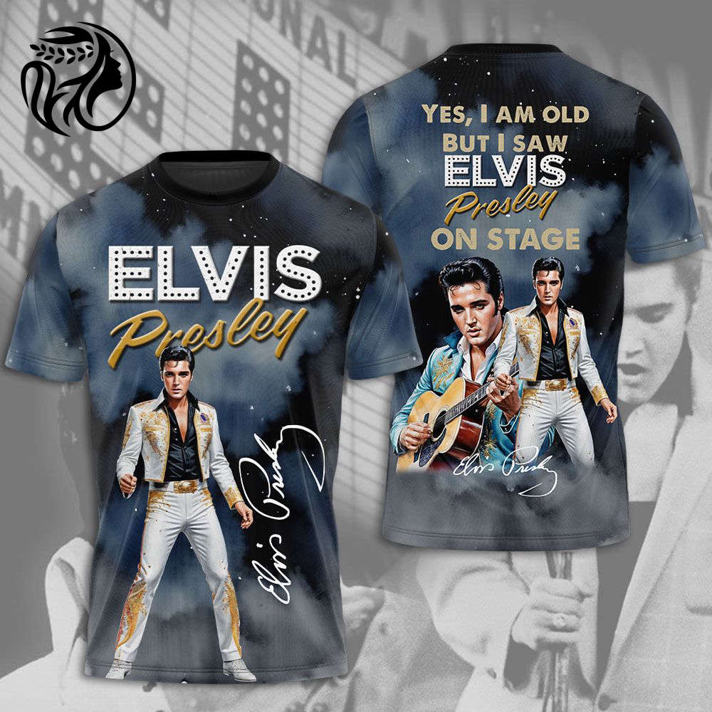 Elvis Presley 3D All Over Print Hoodie , Sweatshirt T-Shirt – Gift for Women – Christmas Gift
