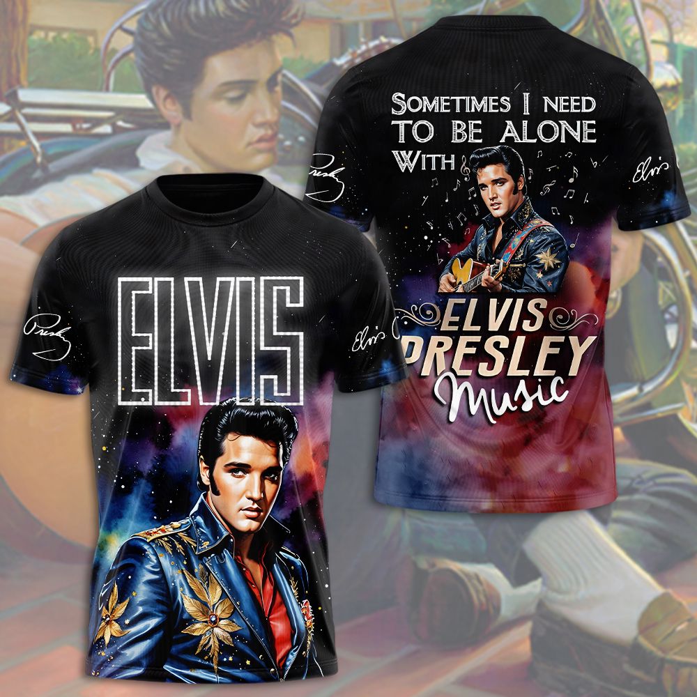 Elvis Presley 3D All Over Print Hoodie , Sweatshirt T-Shirt – Gift for Women – Christmas Gift