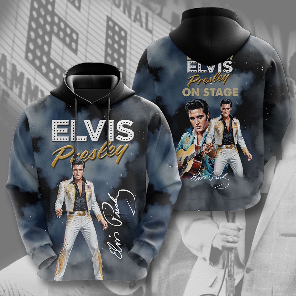 Elvis Presley 3D All Over Print Hoodie , Sweatshirt T-Shirt – Gift for Women – Christmas Gift