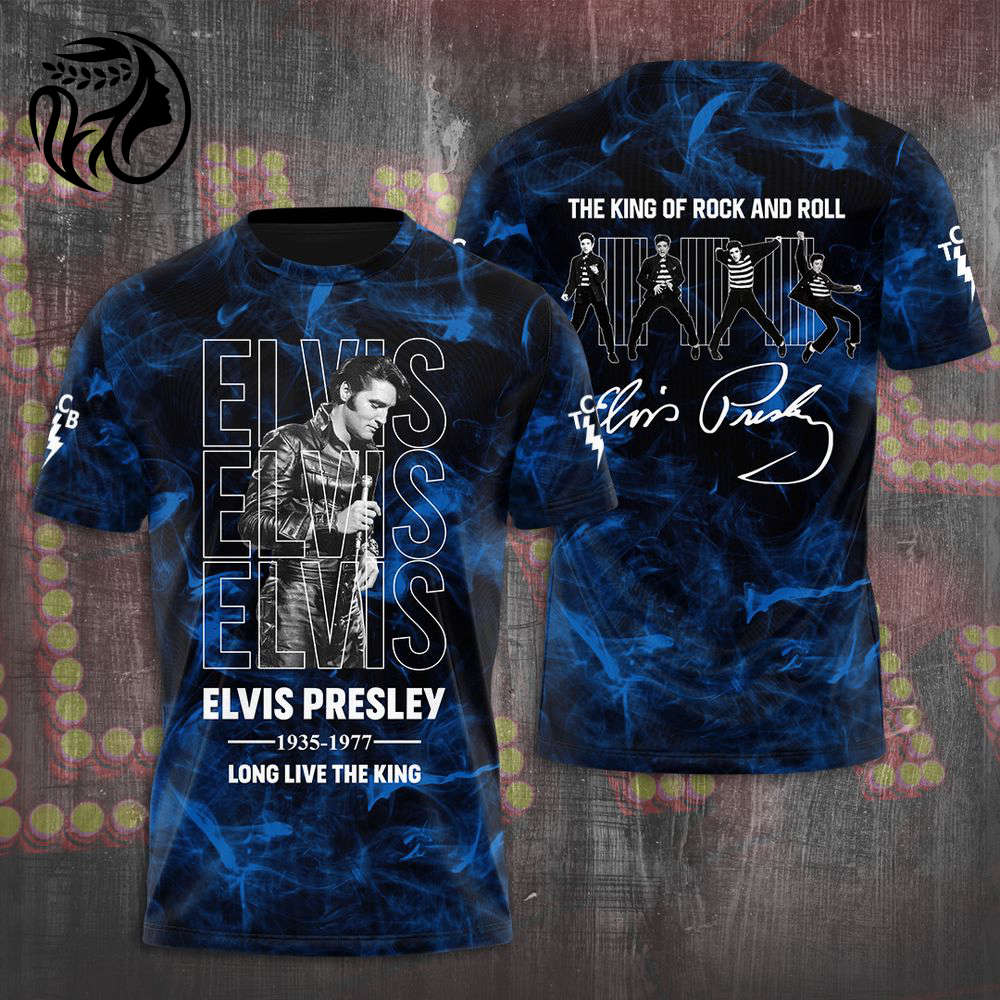 Elvis Presley 3D All Over Print Hoodie , Sweatshirt T-Shirt – Gift for Women – Christmas Gift