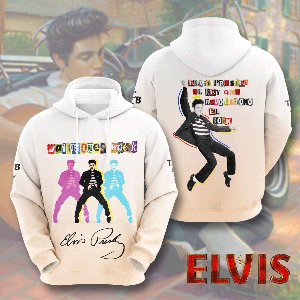 Elvis Presley 3D All Over Print Hoodie , Sweatshirt T-Shirt – Gift for Women – Christmas Gift