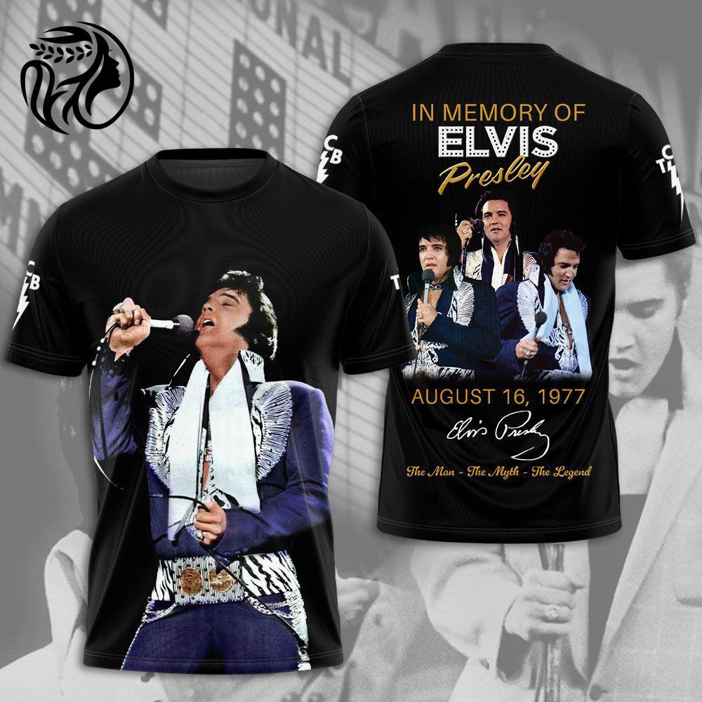 Elvis Presley 3D All Over Print Hoodie , Sweatshirt T-Shirt – Gift for Women – Christmas Gift