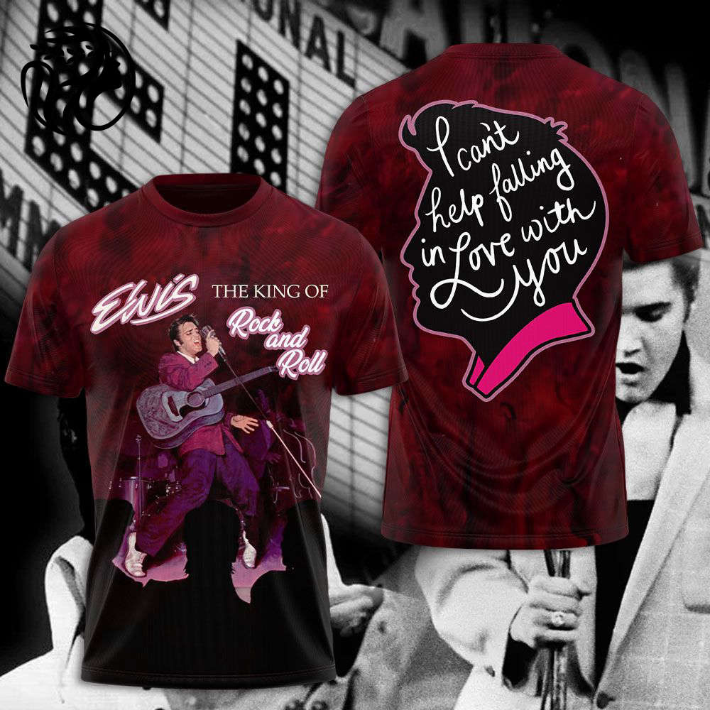 Elvis Presley 3D All Over Print Hoodie , Sweatshirt T-Shirt – Gift for Women – Christmas Gift
