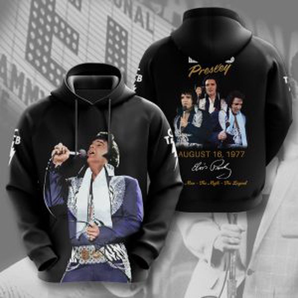 Elvis Presley 3D All Over Print Hoodie , Sweatshirt T-Shirt – Gift for Women – Christmas Gift