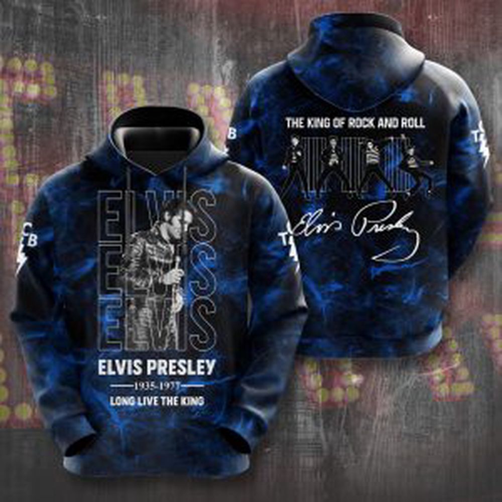 Elvis Presley 3D All Over Print Hoodie , Sweatshirt T-Shirt – Gift for Women – Christmas Gift