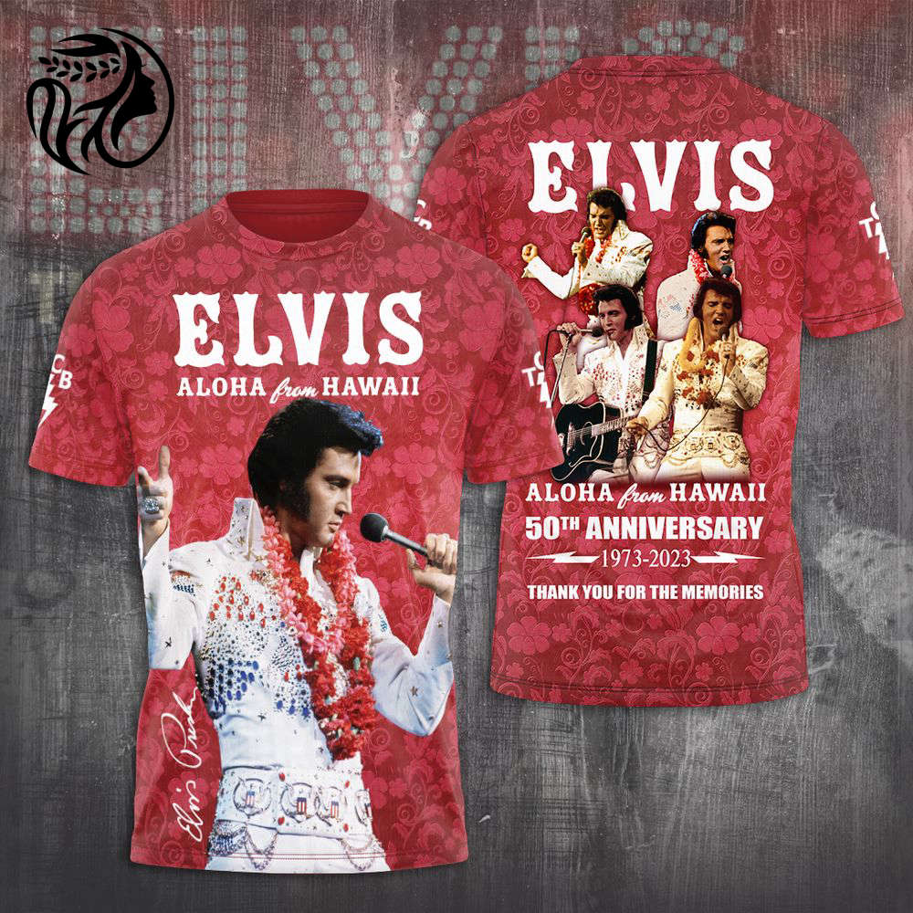 Elvis Presley 3D All Over Print Hoodie , Sweatshirt T-Shirt – Gift for Women – Christmas Gift