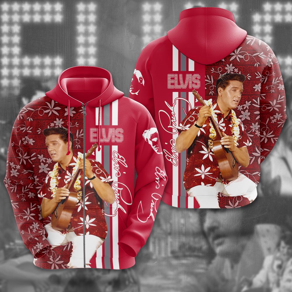Elvis Presley 3D All Over Print Hoodie , Sweatshirt T-Shirt – Gift for Women – Christmas Gift