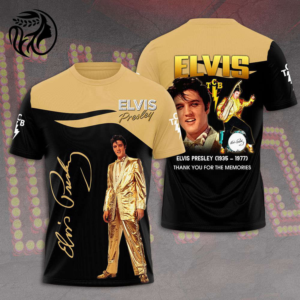 Elvis Presley 3D All Over Print Hoodie , Sweatshirt T-Shirt – Gift for Women – Christmas Gift