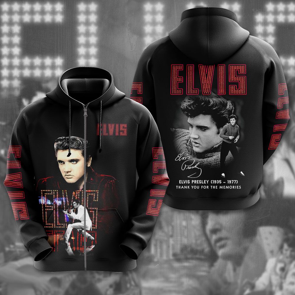 Elvis Presley 3D All Over Print Hoodie , Sweatshirt T-Shirt – Gift for Women – Christmas Gift