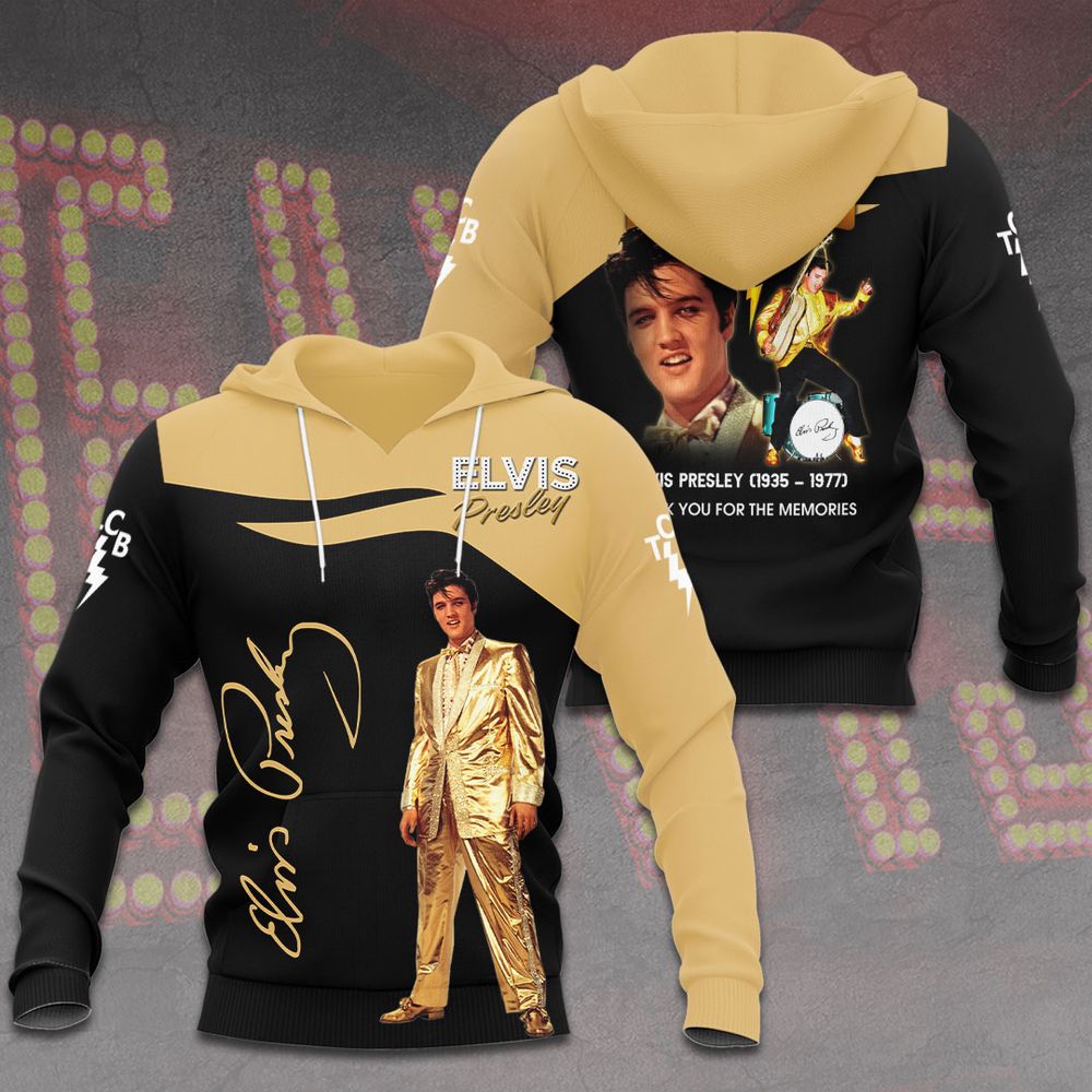 Elvis Presley 3D All Over Print Hoodie , Sweatshirt T-Shirt – Gift for Women – Christmas Gift