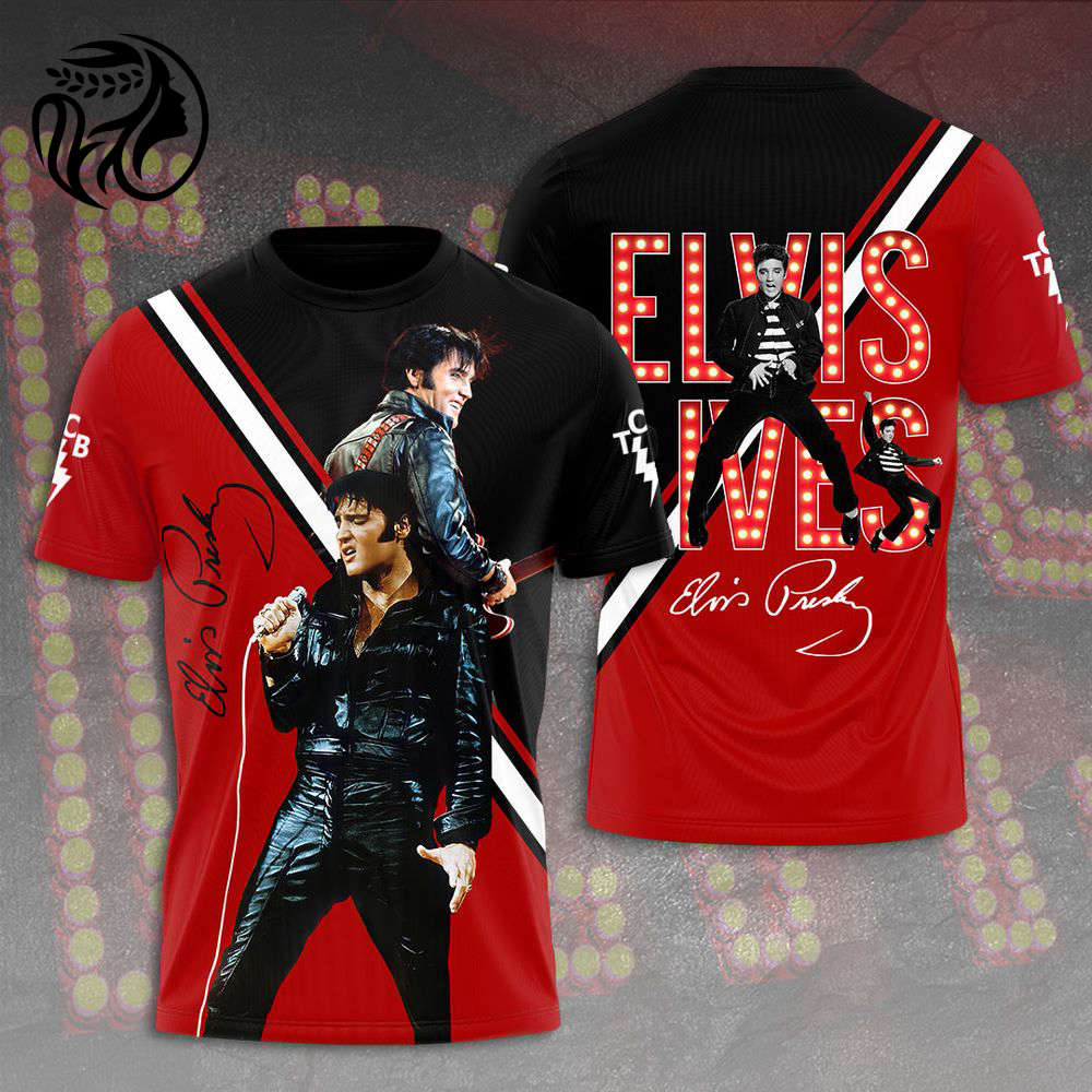 Elvis Presley 3D All Over Print Hoodie , Sweatshirt T-Shirt – Gift for Women – Christmas Gift