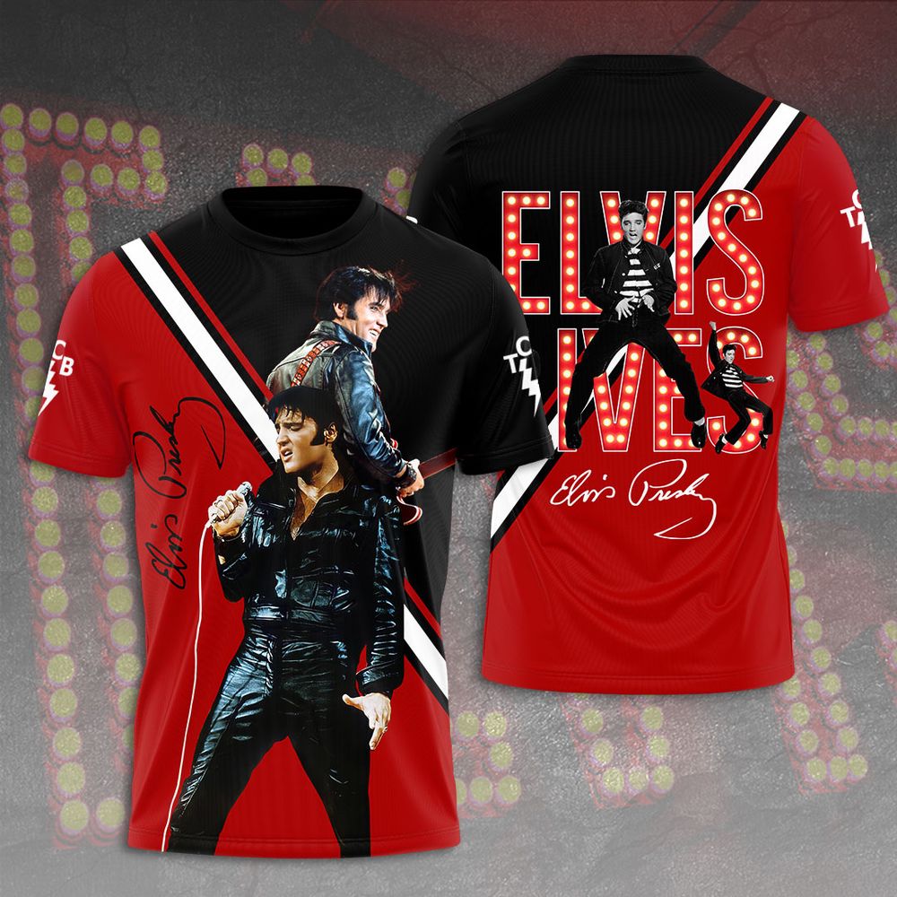 Elvis Presley 3D All Over Print Hoodie , Sweatshirt T-Shirt – Gift for Women – Christmas Gift