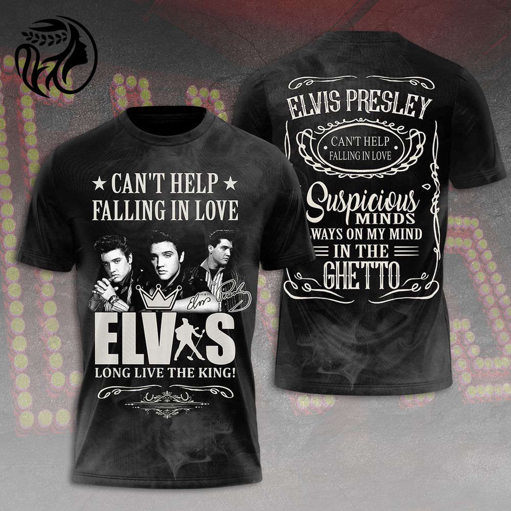 Elvis Presley 3D All Over Print Hoodie , Sweatshirt T-Shirt – Gift for Women – Christmas Gift