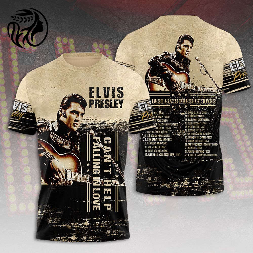 Elvis Presley 3D All Over Print Hoodie , Sweatshirt T-Shirt – Gift for Women – Christmas Gift