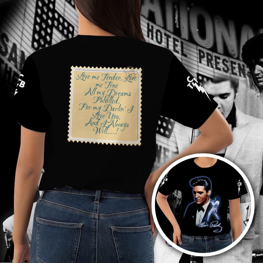 Elvis Presley 3D All Over Print Hoodie , Sweatshirt T-Shirt – Gift for Women Men – Christmas Gift