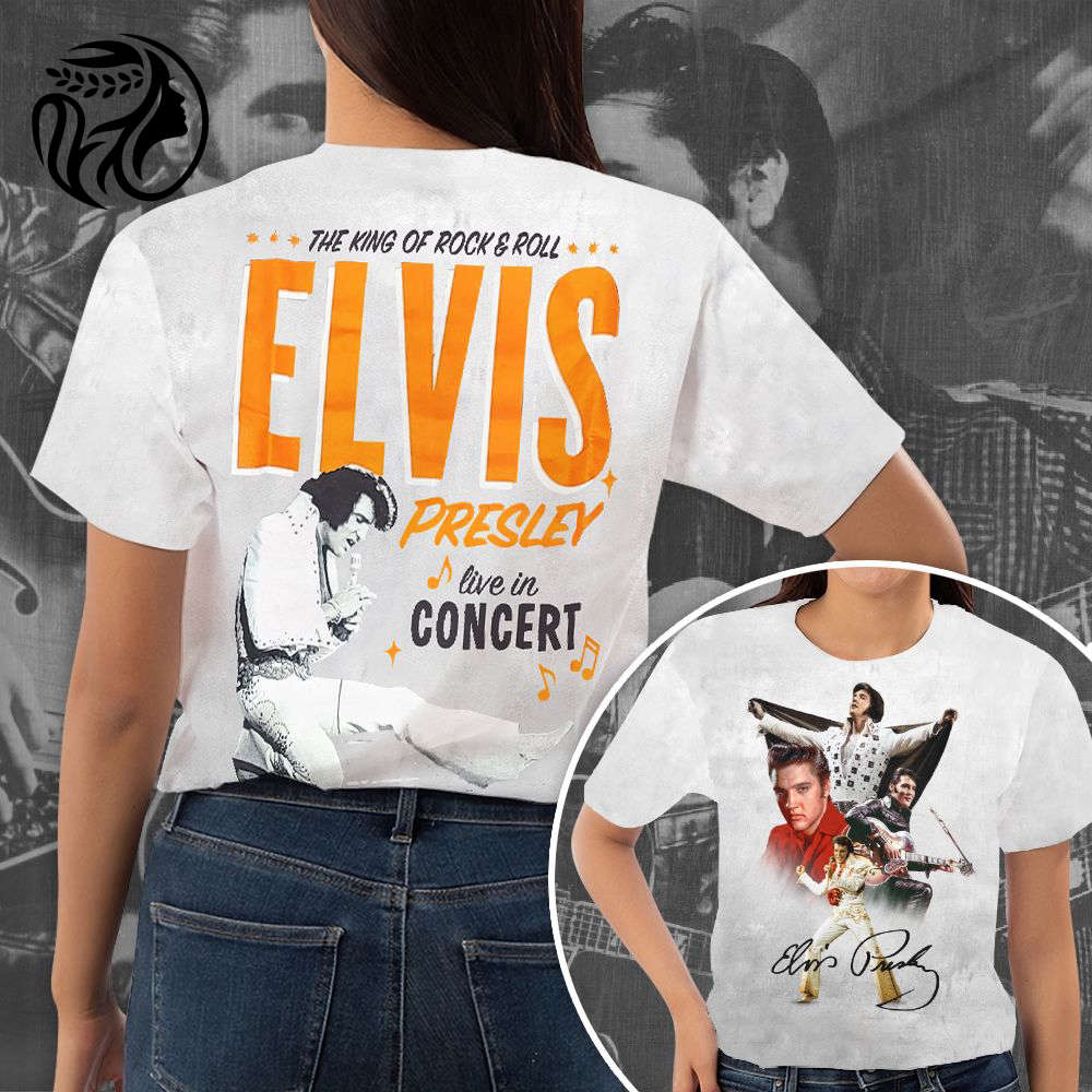 Elvis Presley 3D All Over Print Hoodie , Sweatshirt T-Shirt – Gift for Women Men – Christmas Gift