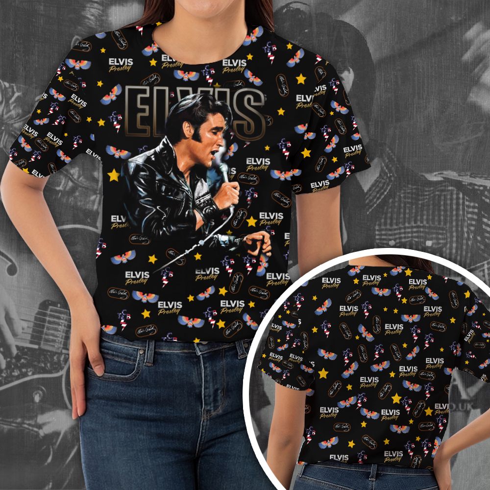 Elvis Presley 3D All Over Print Hoodie , Sweatshirt T-Shirt – Gift for Women Men – Christmas Gift