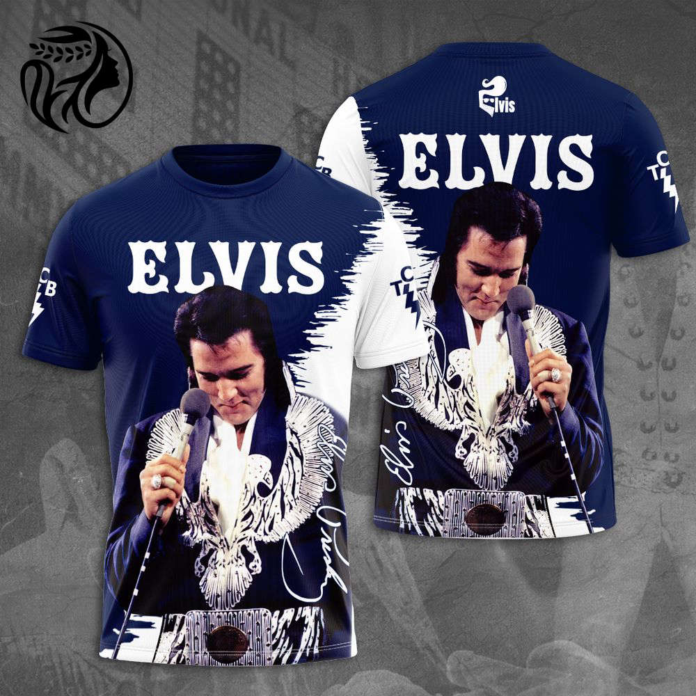 Elvis Presley 3D All Over Print Hoodie , Sweatshirt T-Shirt – Gift for Women Men – Christmas Gift