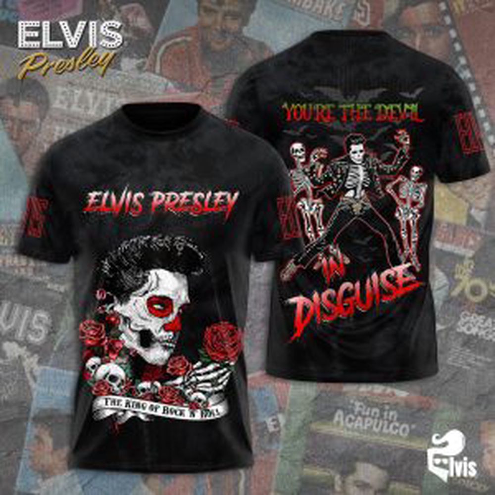 Elvis Presley 3D All Over Print Hoodie , Sweatshirt T-Shirt – Gift for Women Men – Christmas Gift