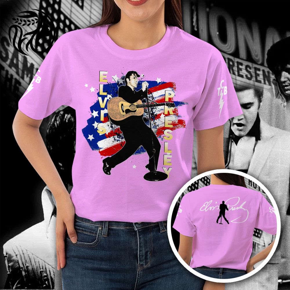 Elvis Presley 3D All Over Print Hoodie , Sweatshirt T-Shirt – Gift for Women Men – Christmas Gift