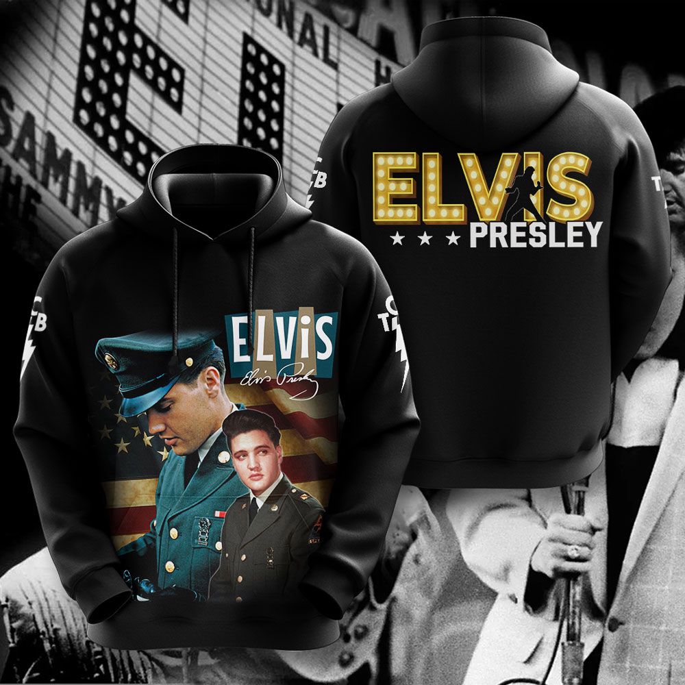 Elvis Presley 3D All Over Print Hoodie , Sweatshirt T-Shirt – Gift for Women Men – Christmas Gift