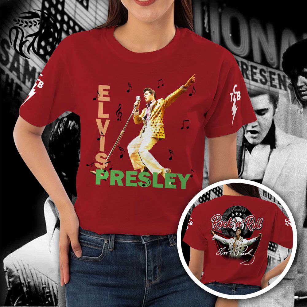 Elvis Presley 3D All Over Print Hoodie , Sweatshirt T-Shirt – Gift for Women Men – Christmas Gift