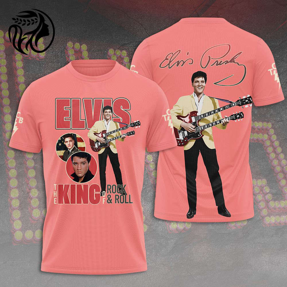 Elvis Presley 3D All Over Print Hoodie , Sweatshirt T-Shirt – Gift for Women Men – Christmas Gift