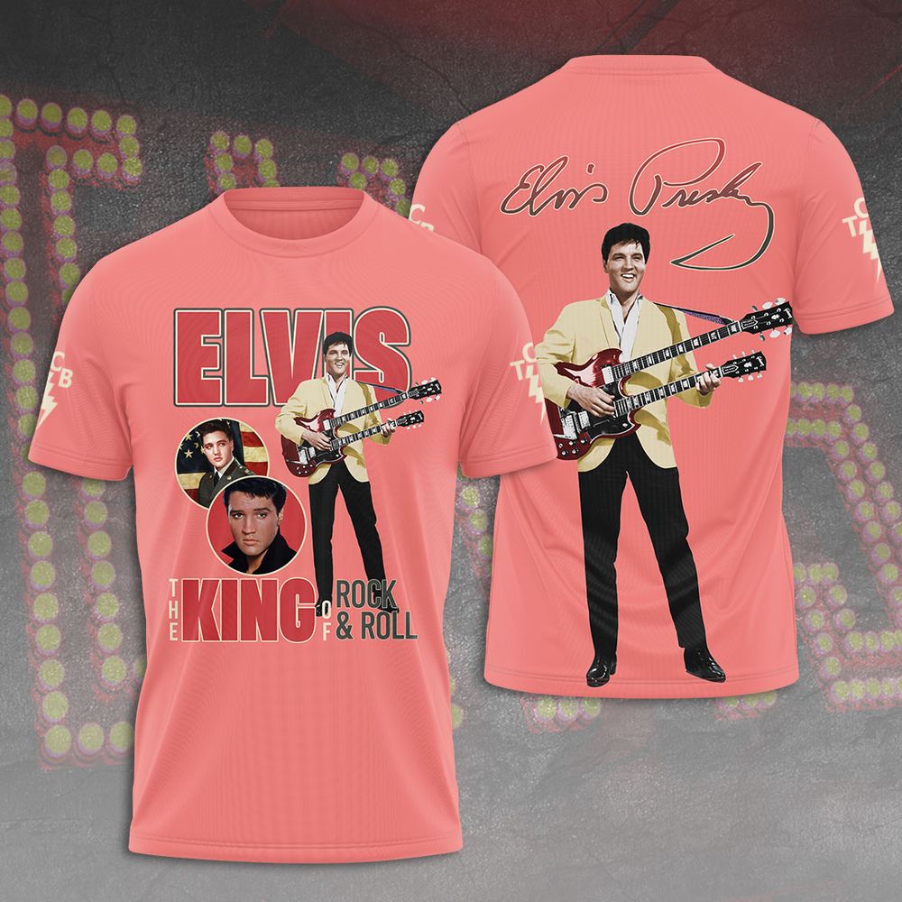 Elvis Presley 3D All Over Print Hoodie , Sweatshirt T-Shirt – Gift for Women Men – Christmas Gift