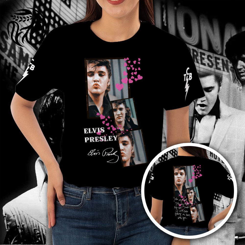 Elvis Presley 3D All Over Print Hoodie , Sweatshirt T-Shirt – Gift for Women Men – Christmas Gift