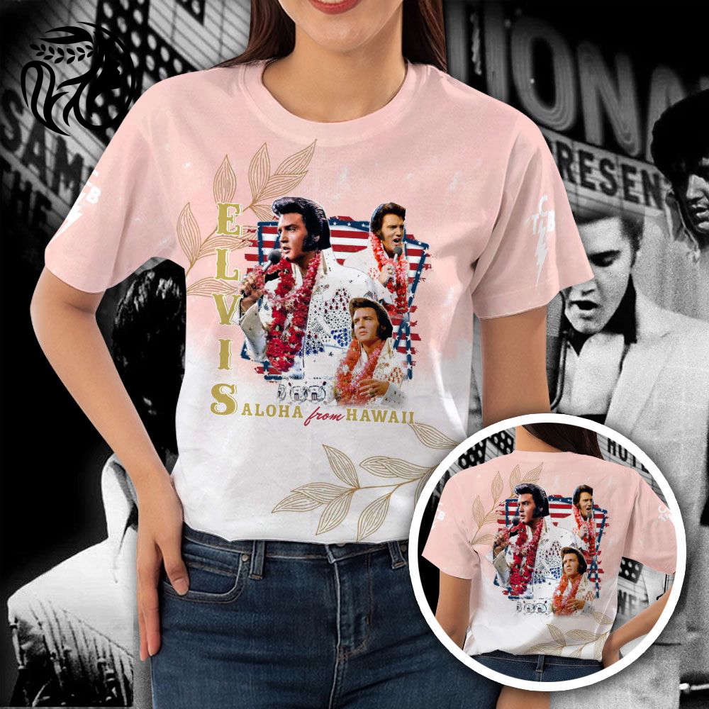 Elvis Presley 3D All Over Print Hoodie , Sweatshirt T-Shirt – Gift for Women Men – Christmas Gift