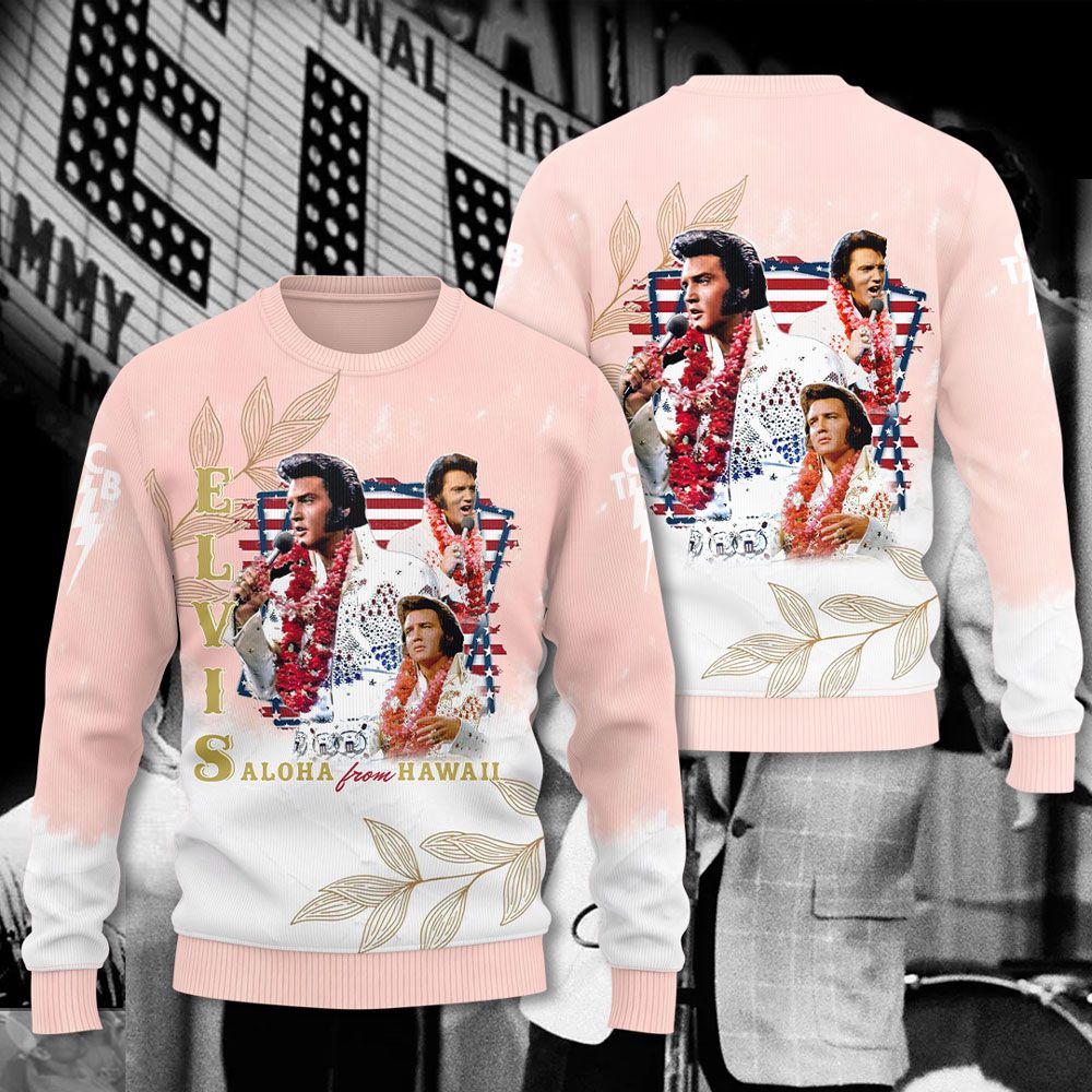 Elvis Presley 3D All Over Print Hoodie , Sweatshirt T-Shirt – Gift for Women Men – Christmas Gift
