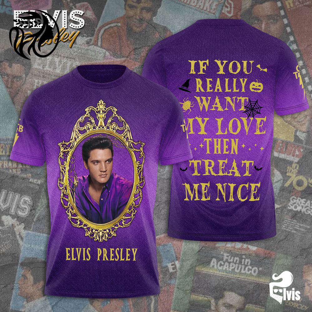Elvis Presley 3D All Over Print Hoodie , Sweatshirt T-Shirt – Gift for Women Men – Christmas Gift
