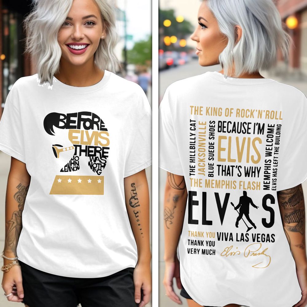Elvis Presley 3D All Over Print Hoodie , Sweatshirt T-Shirt – Gift for Women Men – Christmas Gift
