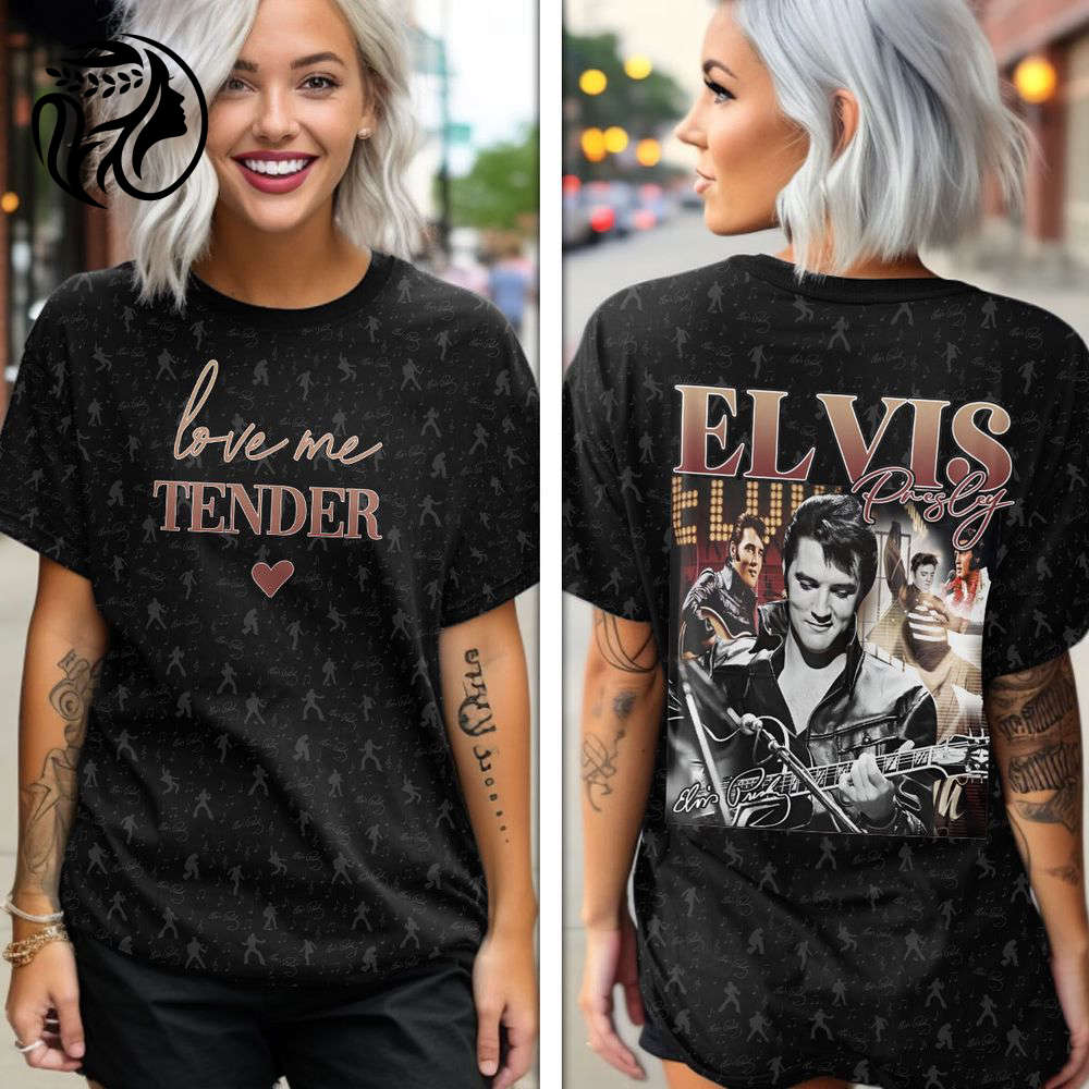 Elvis Presley 3D All Over Print Hoodie , Sweatshirt T-Shirt – Gift for Women Men – Christmas Gift