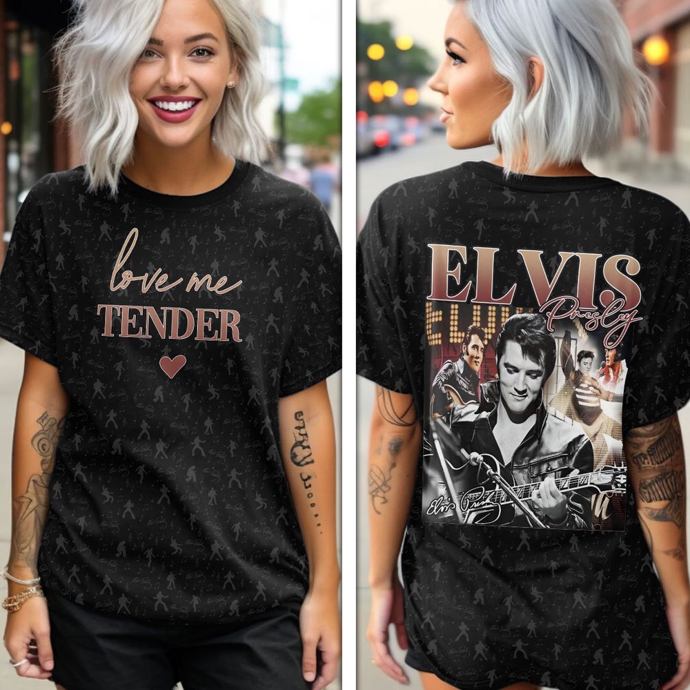 Elvis Presley 3D All Over Print Hoodie , Sweatshirt T-Shirt – Gift for Women Men – Christmas Gift