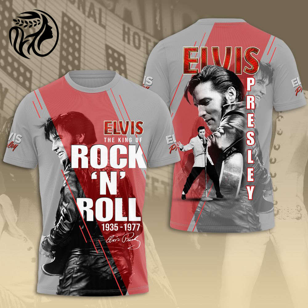 Elvis Presley 3D All Over Print Hoodie , Sweatshirt T-Shirt – Gift for Women Men – Christmas Gift
