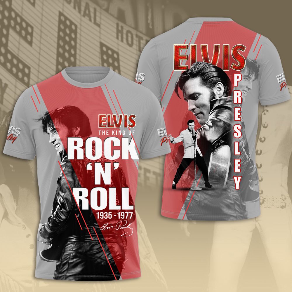 Elvis Presley 3D All Over Print Hoodie , Sweatshirt T-Shirt – Gift for Women Men – Christmas Gift