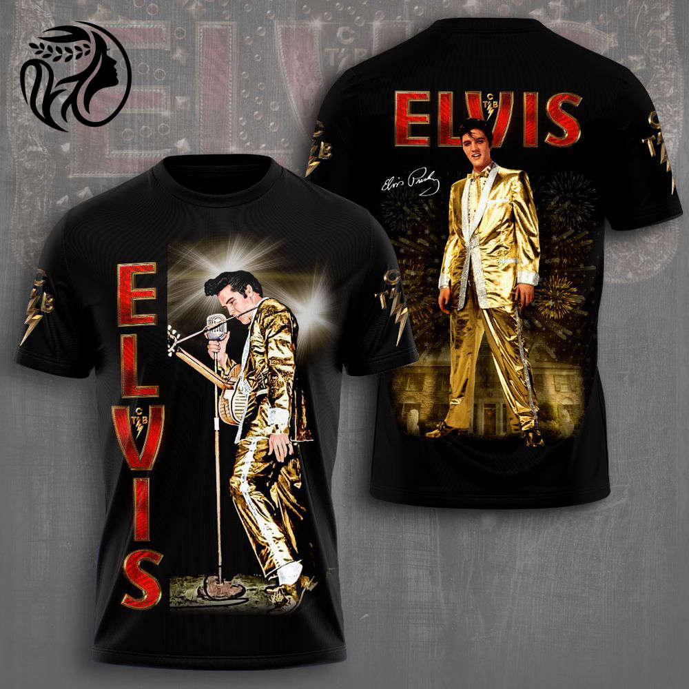 Elvis Presley 3D All Over Print Hoodie , Sweatshirt T-Shirt – Gift for Women Men – Christmas Gift