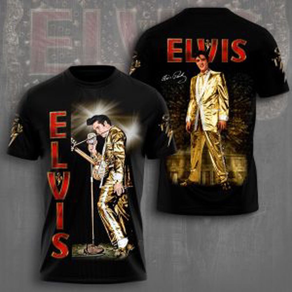 Elvis Presley 3D All Over Print Hoodie , Sweatshirt T-Shirt – Gift for Women Men – Christmas Gift